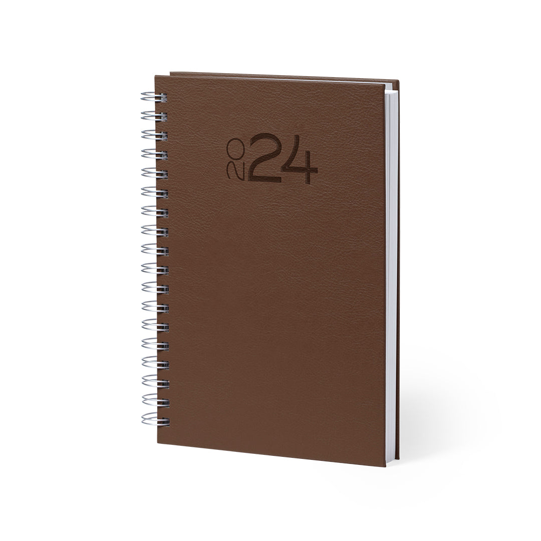 Agenda format b5 similicuir WAYRO marron