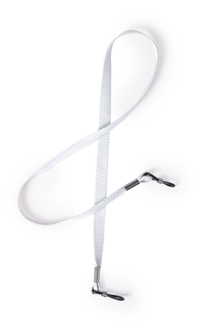 Bandelette de lunettes en polyester BIRT blanc