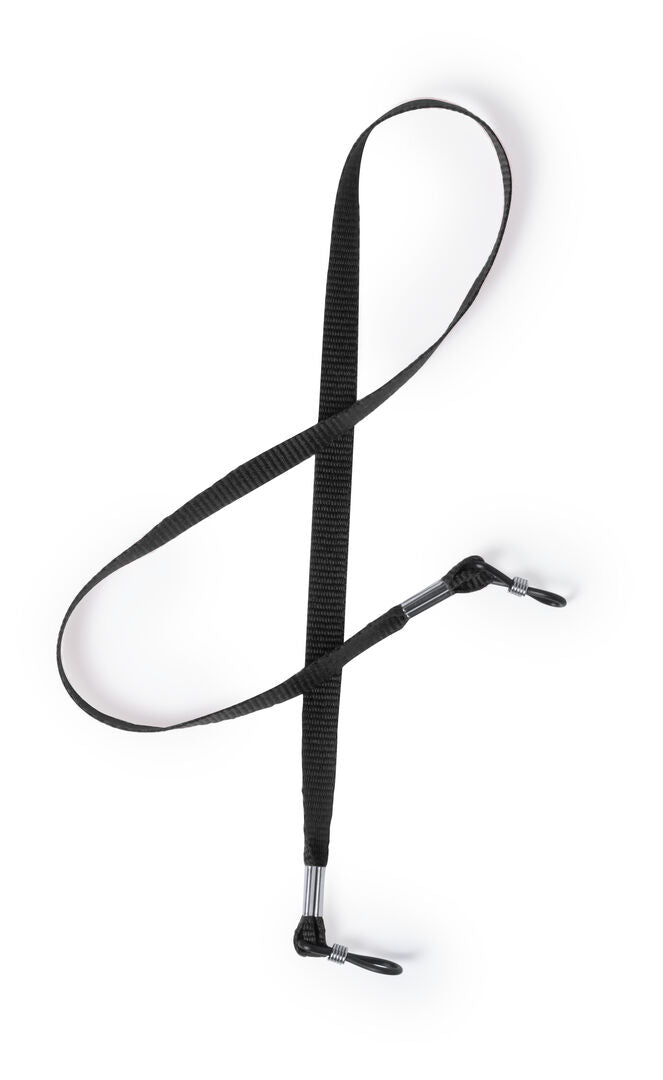 Bandelette de lunettes en polyester BIRT noir