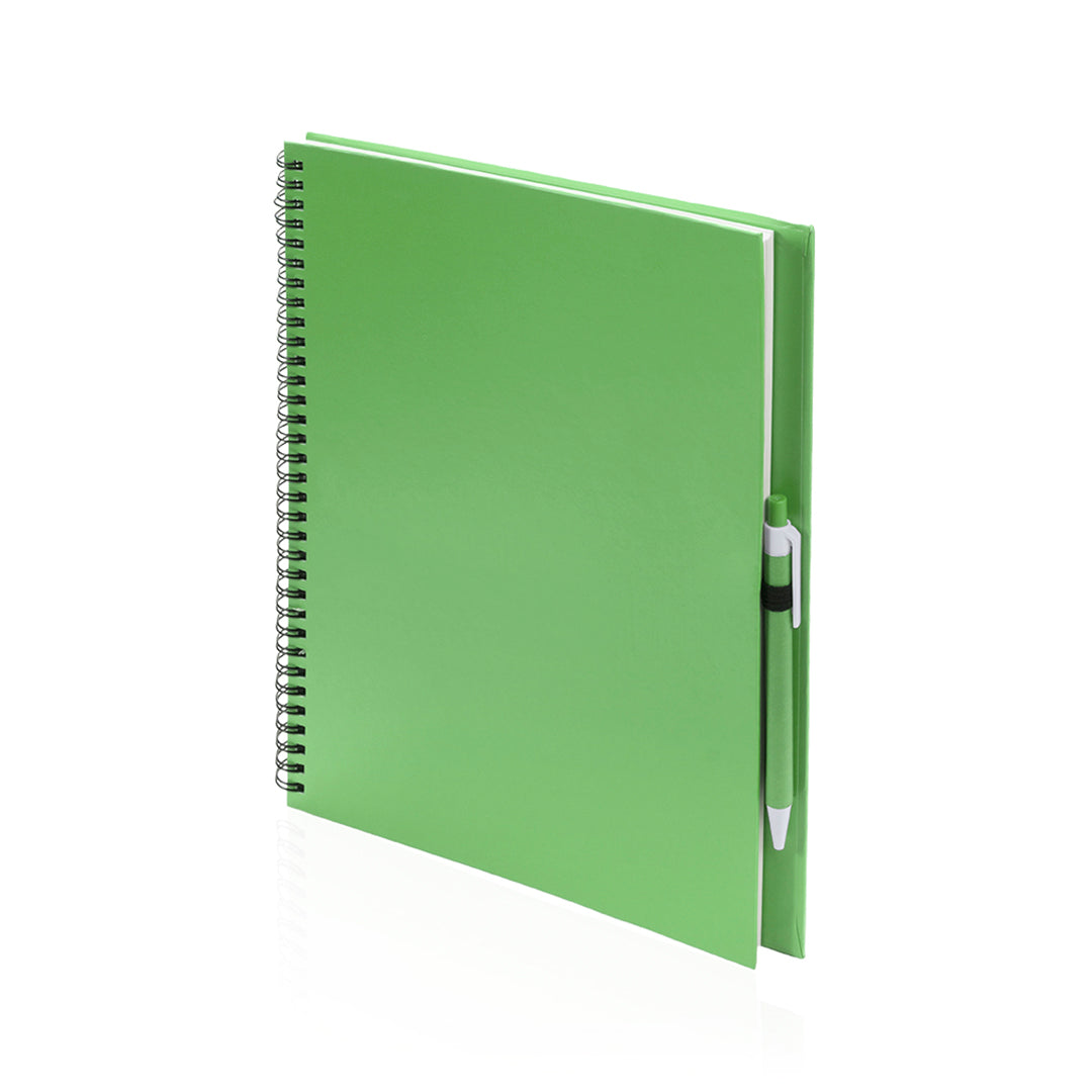 Cahier spirales carton recyclé 80 feuilles TECNAR