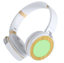 Casque bluetooth 5.0 jack 3,5mm, batterie 200 mAh en bambou et abs TREIKO