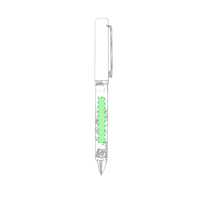 Stylo en liège corps naturel métal SILIAX