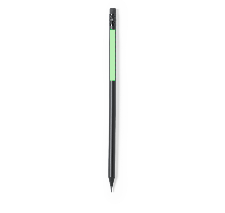 Crayon en bois naturel noir mat NEXIO