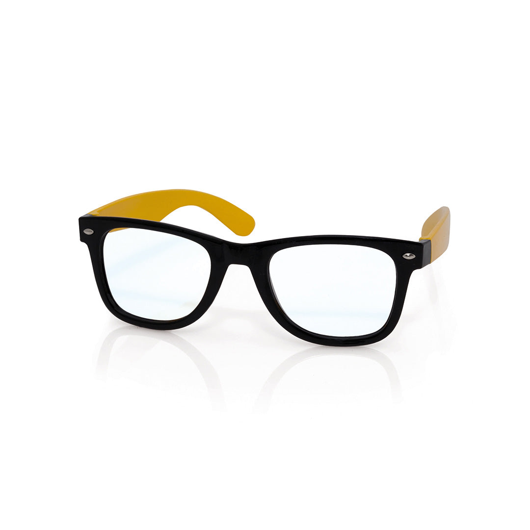 Monture lunettes sans verre FLOID branches jaunes