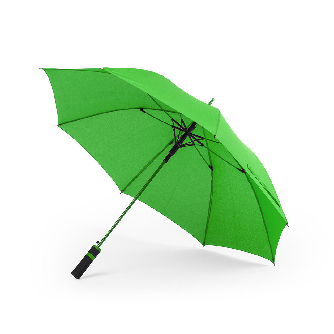 Parapluie automatique 23", système coupe-vent, poignée en mousse bicolore