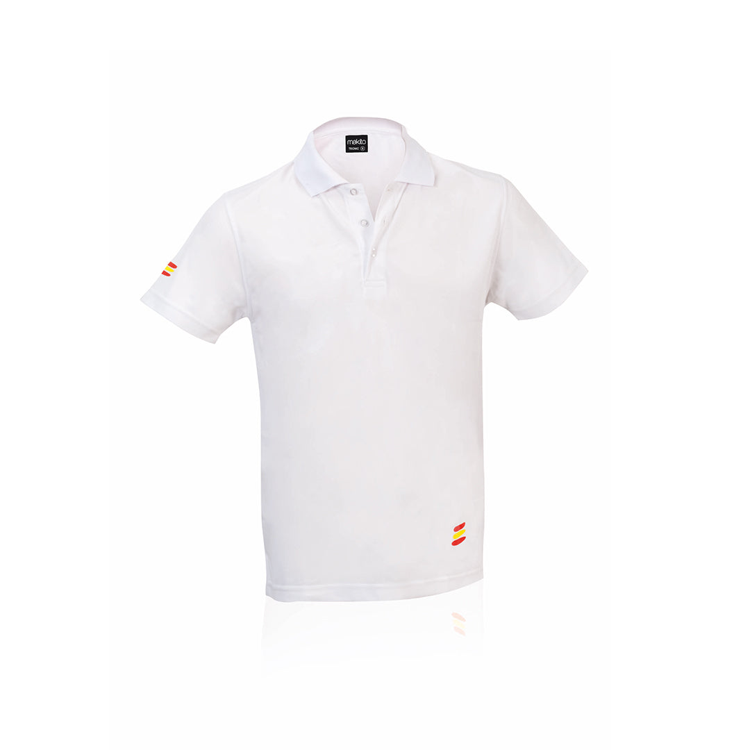 Polo blanc en polyester
