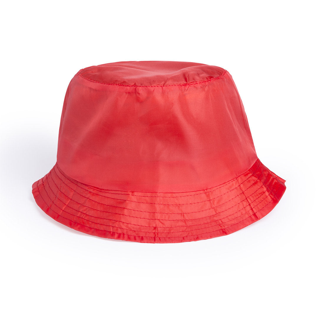 Imperméable en polyester avec bonnet et porte-clés inclus.