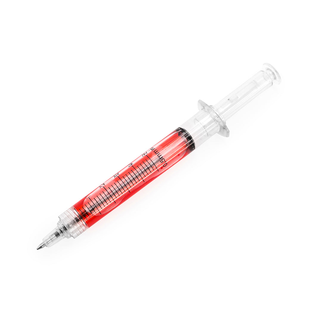 Stylo au design de seringue transparent MEDIC