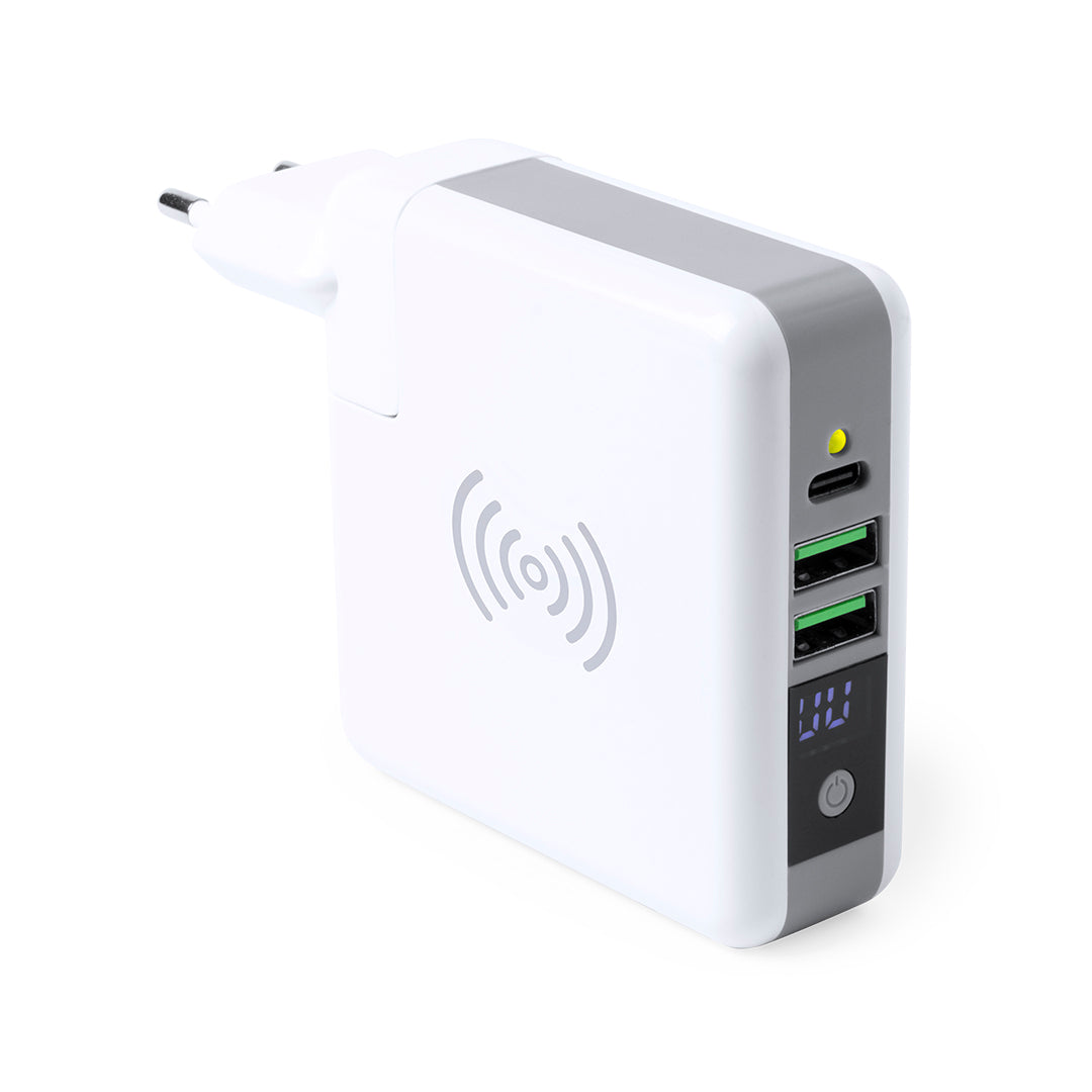 Adaptateur multifonction pour voyages, charge intégrée de 6 700 mAh TEIMPOR