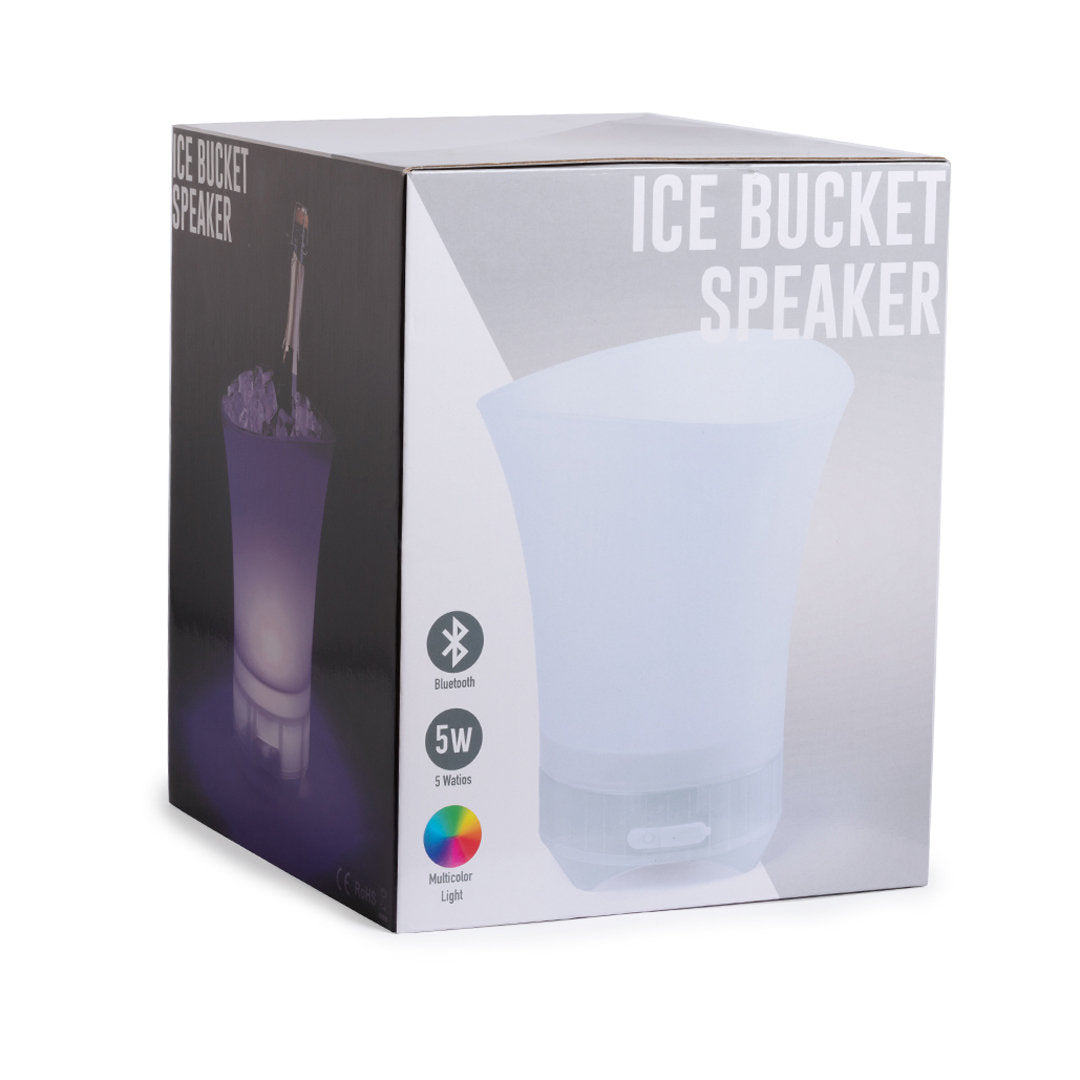 Packaging d'un seau à glaçon haut parleur bluetooth