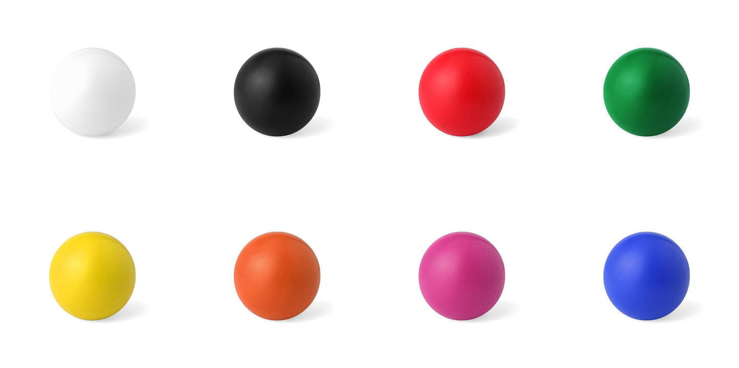 Balle antistress souple en PU brillant, options de couleurs éclatantes