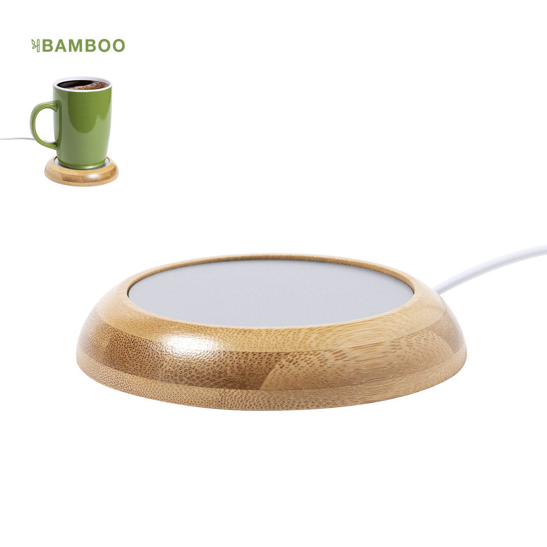 Chauffe tasse connexion usb en bambou LIGRANT – TRANS LASER
