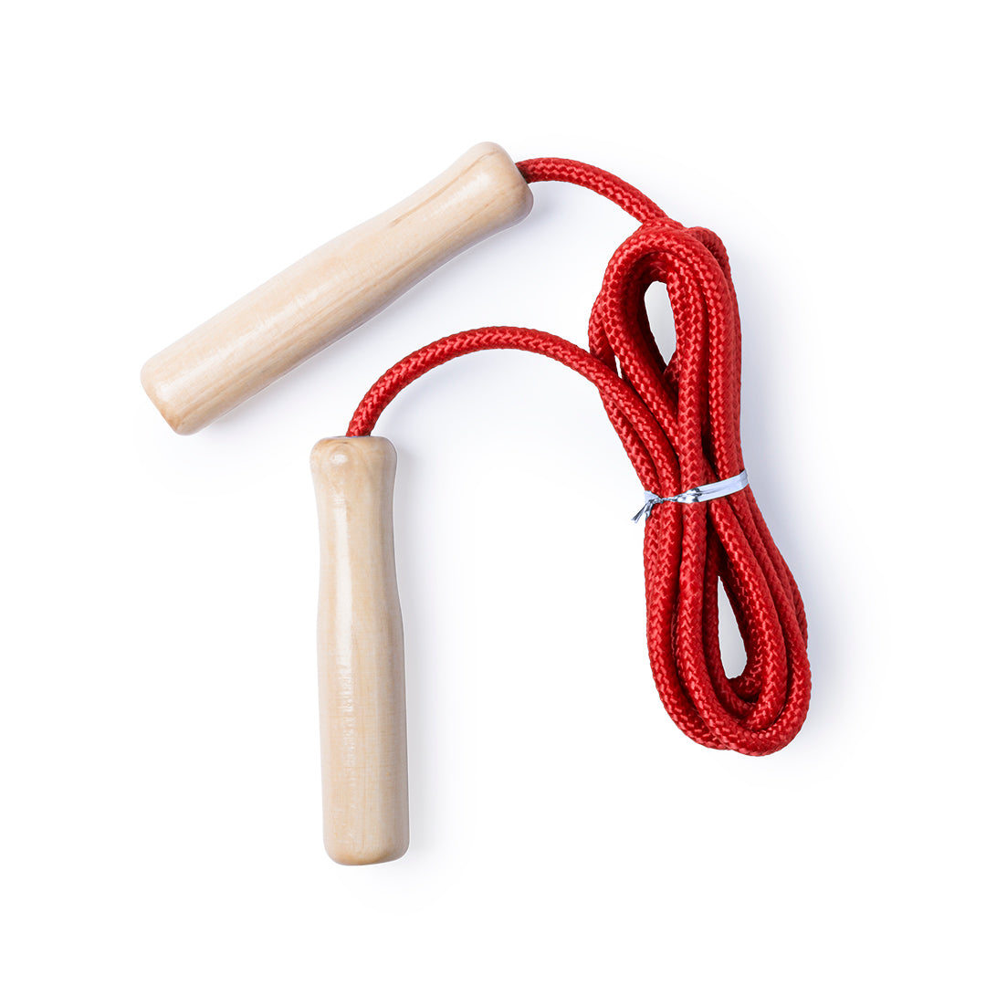 Corde à sauter 240 cm poignées en bois GALTRAX