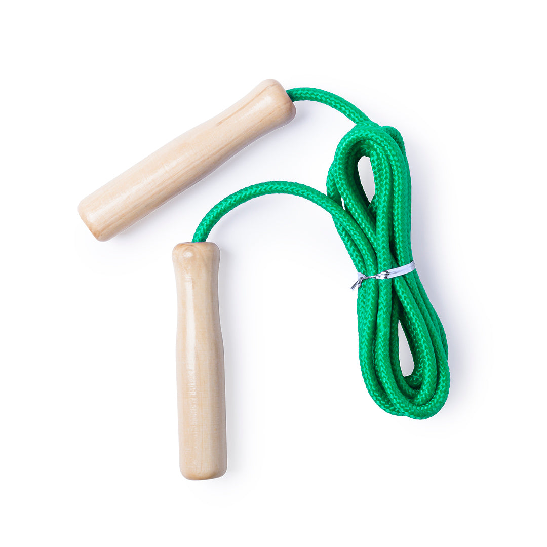 Corde à sauter 240 cm poignées en bois GALTRAX