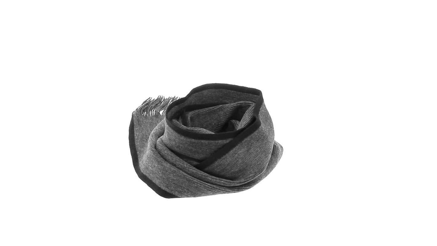 Écharpe à franges en coton et viscose LUOMO