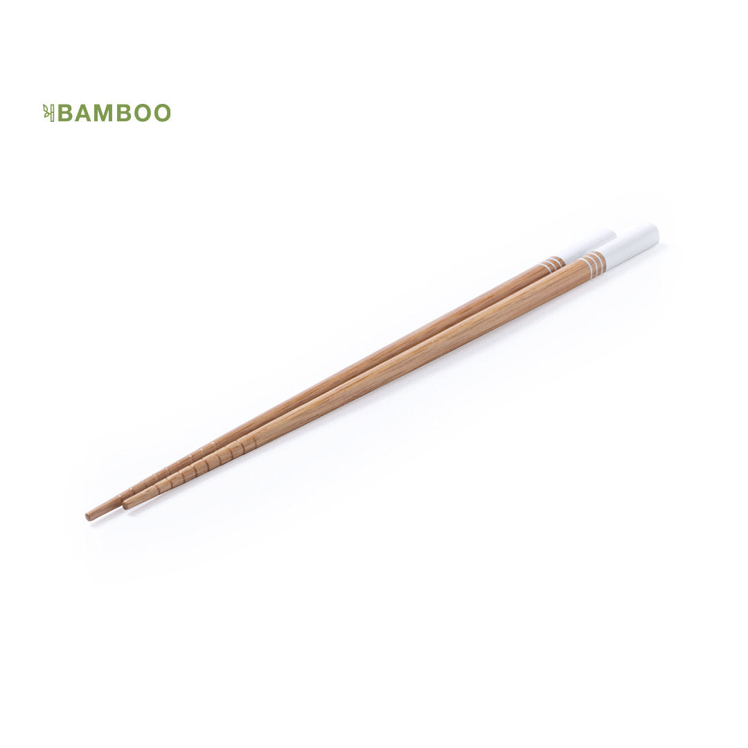 Ensemble de 2 fines baguettes en bambou NESTY