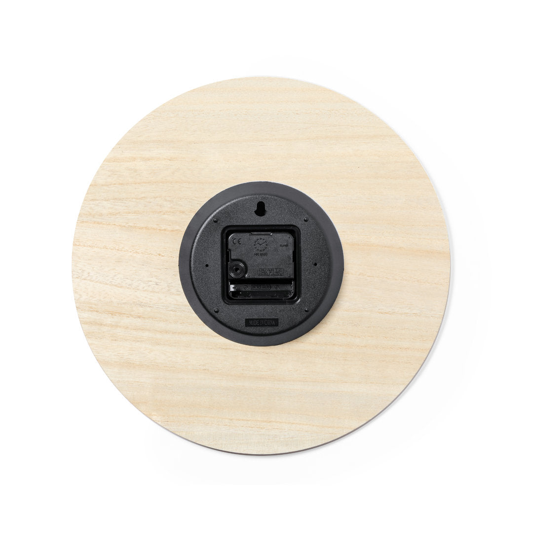 Horloge murale en bois YUSTRY
