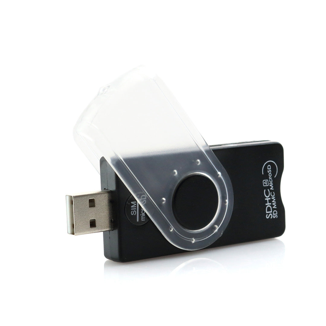 Lecteur de carte SD / SDHC / MMC & clé USB 2.0