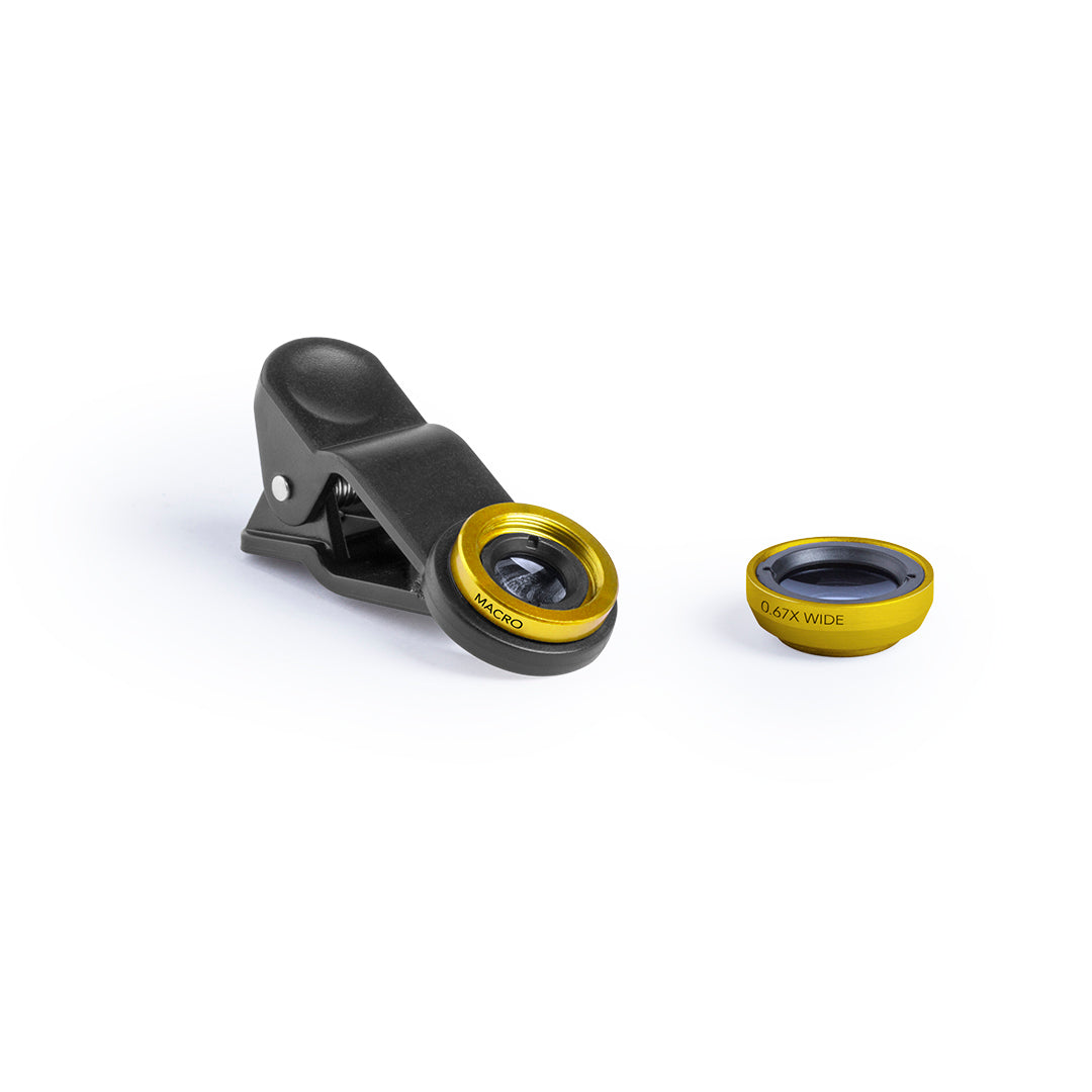 Lentilles universelles pour smartphone ajustables par pince DRIAN