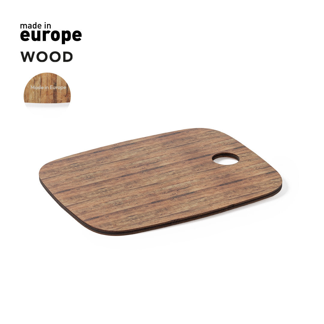 Planche à découper en bois naturel CYNTIAX