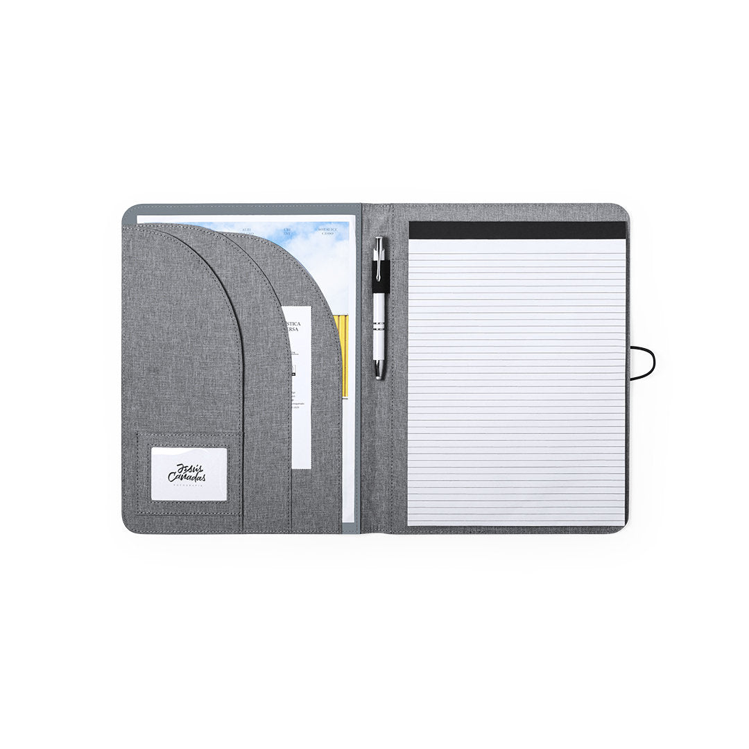 Porte documents bloc 20 feuilles, polyester 600d rpet SORGAX