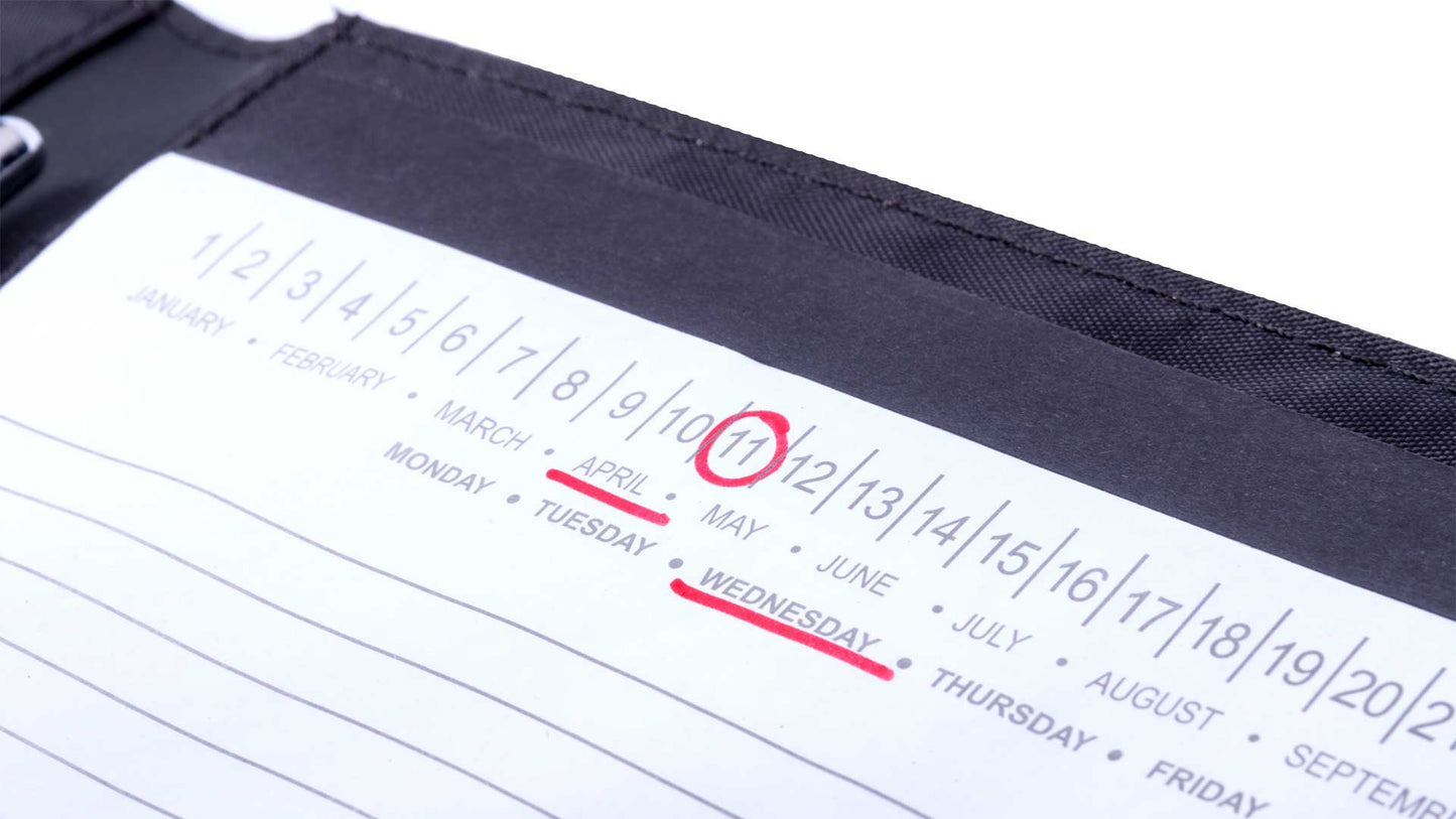 Porte documents, bloc de 20 feuilles en similicuir et polyester BRETUX