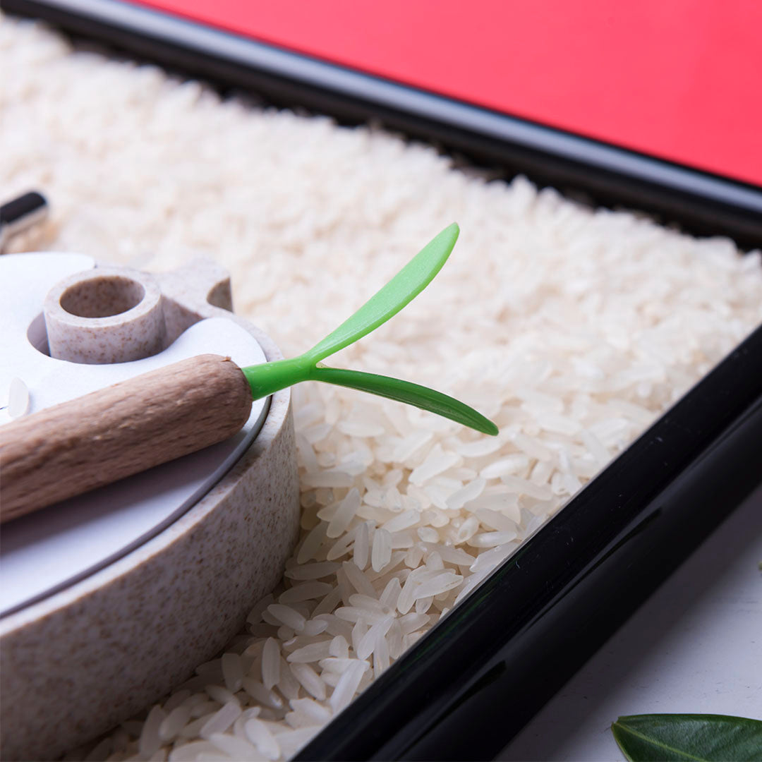 Porte note 125 feuilles avec stylo en bois FERREL