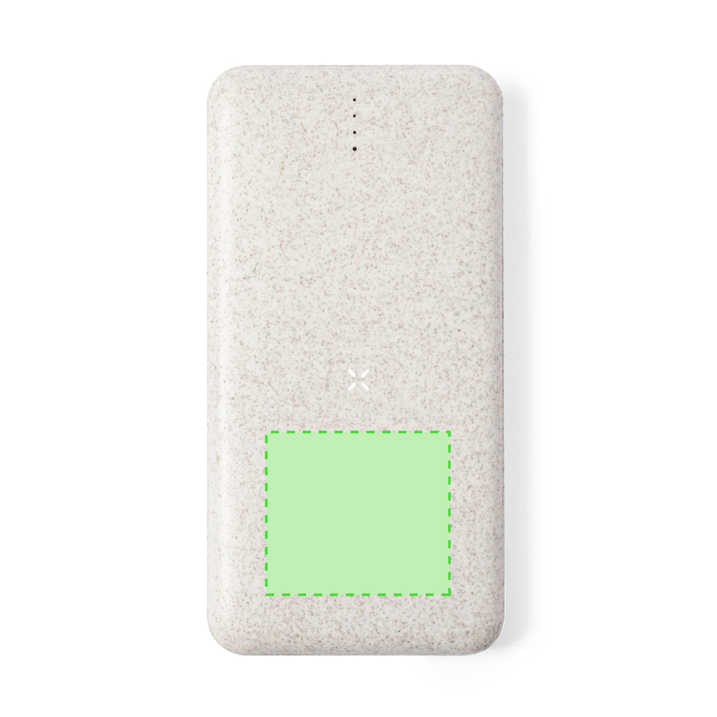 Power Bank 8 000 mAh en paille de blé et abs YENDIK
