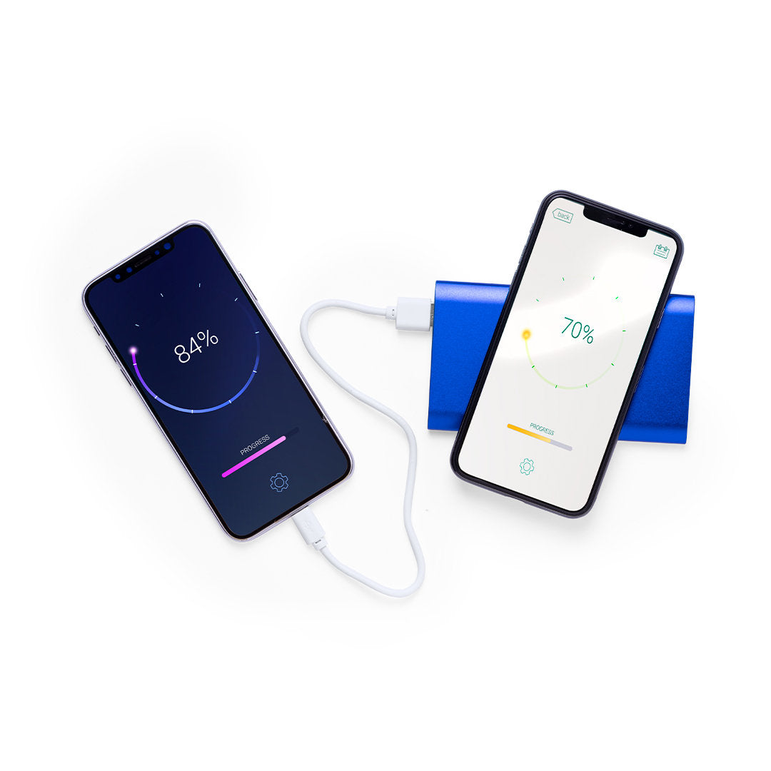 Power bank sans fil 5w, 4 000 mAh, en aluminium TIKUR
