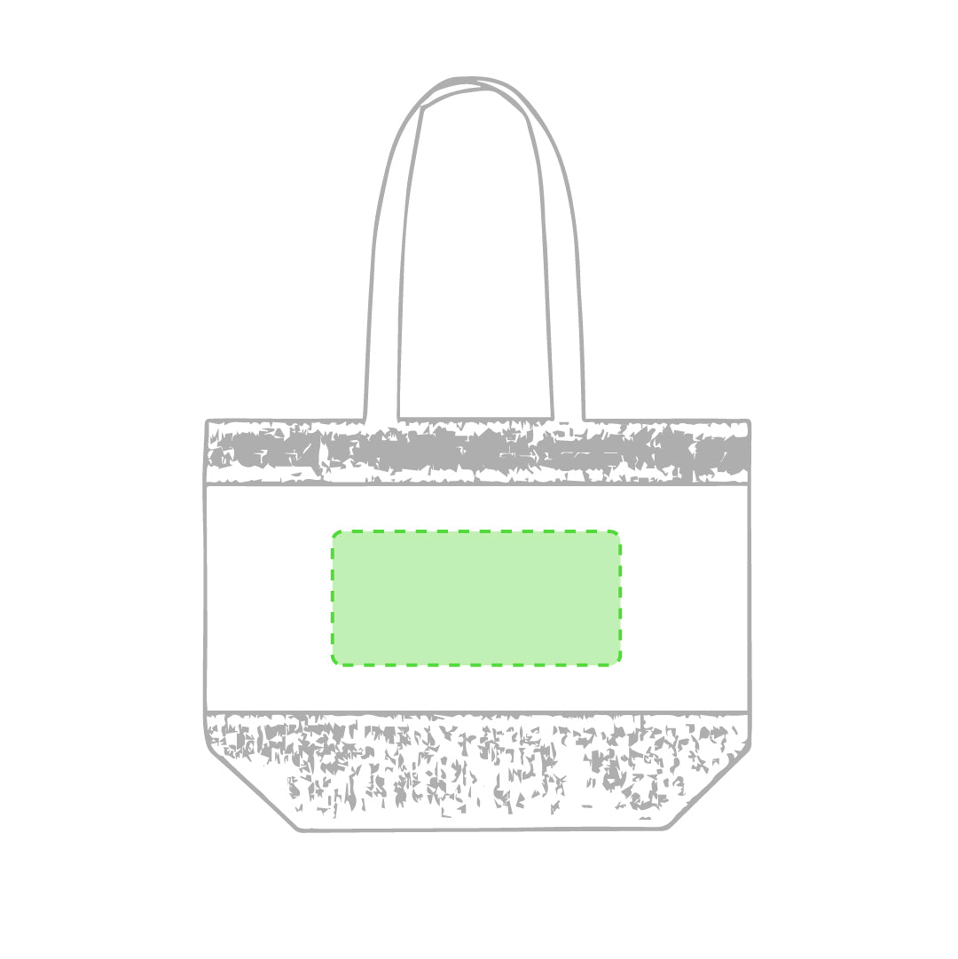 Sac avec poignées en coton naturel RAXNAL