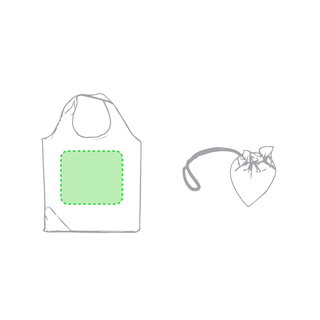 Sac pliable en forme de fruits polyester CORNI