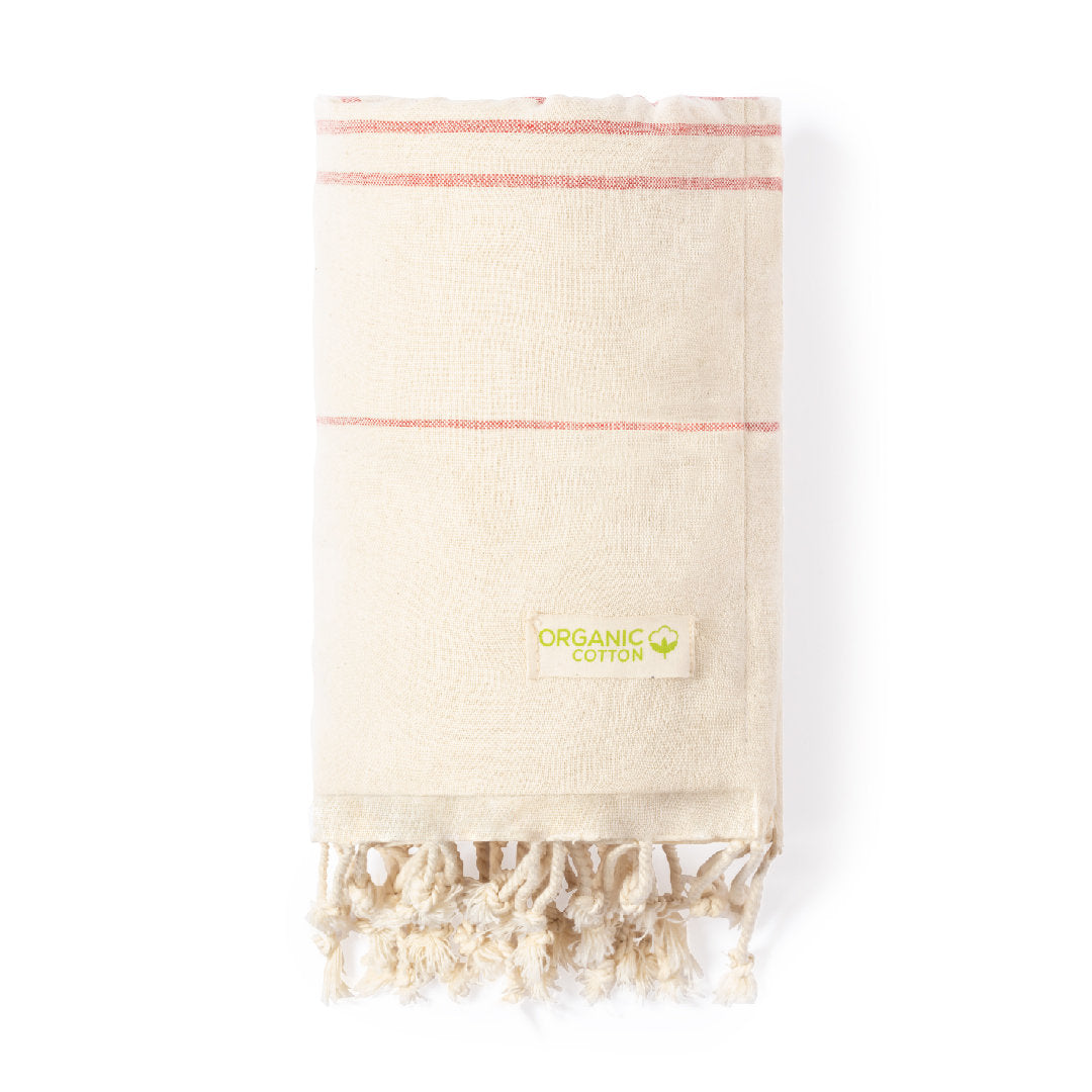 Serviette paréo avec coton bio et polyester PRIK