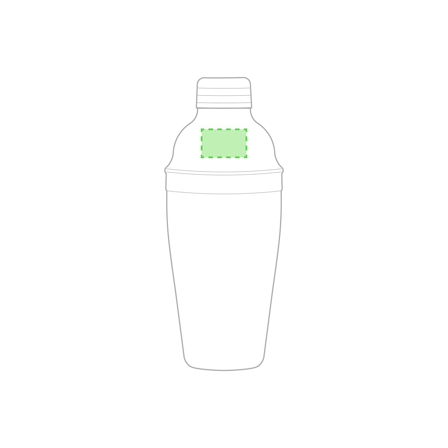 Shaker à cocktail 550 ml en acier inoxydable HAMBERLY