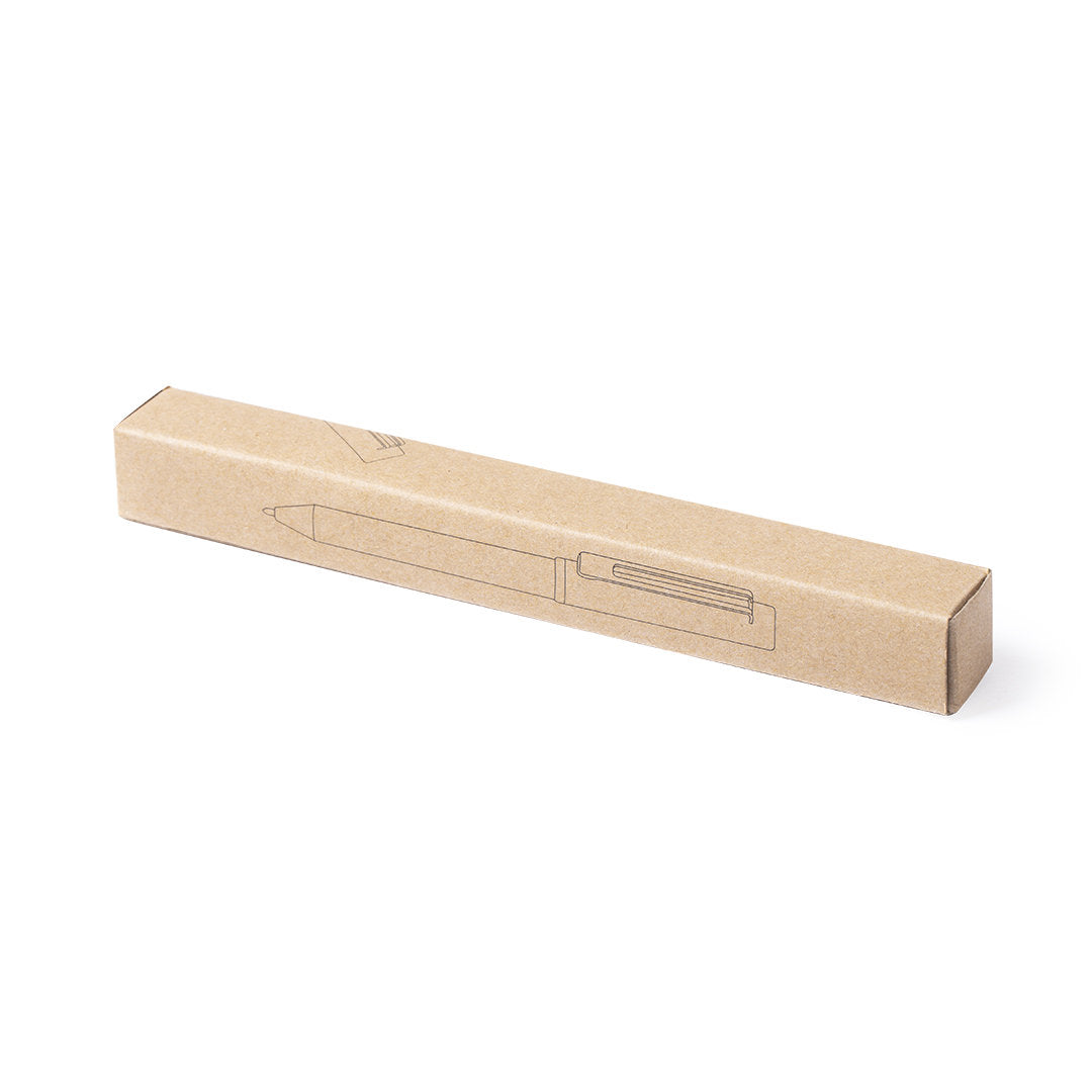 Stylo en liège corps naturel métal SILIAX