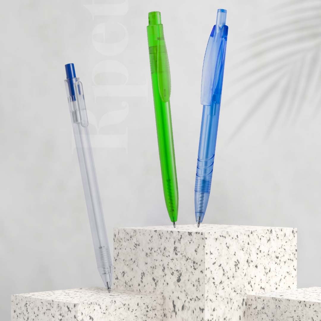 Stylo nature en RPET avec du plastique recyclé HISPAR