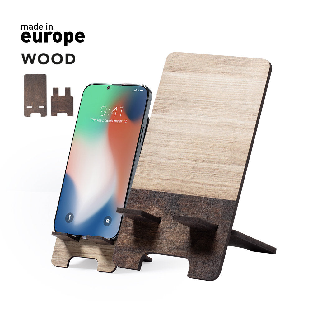Support téléphone en bois - 20 x 8 cm - PrimoLaser