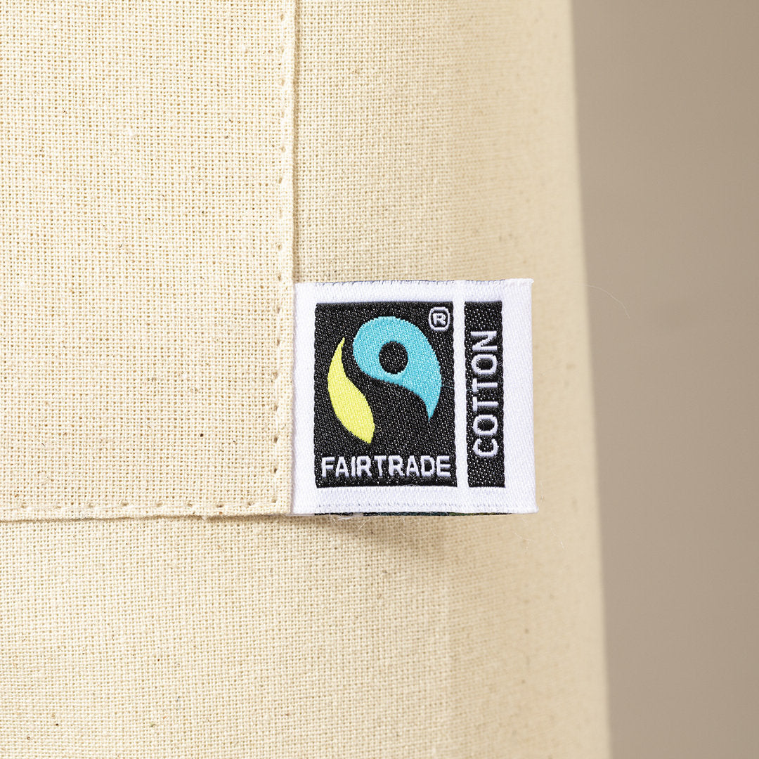 Tablier 100% coton de 180g/m2 FAIRTRADE avec matériaux naturels