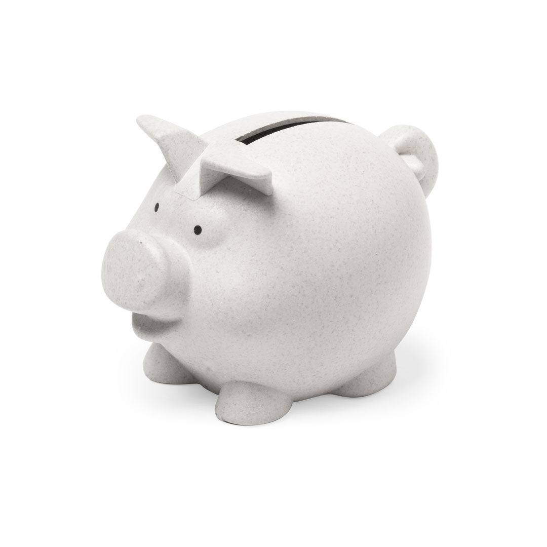 Tirelire en forme de cochon en bambou DARFIL