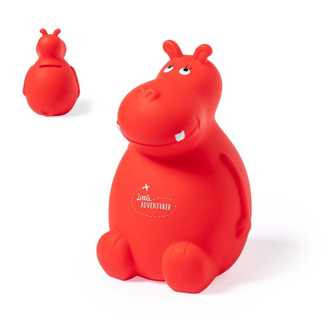 Tirelire en pvc HIPPO