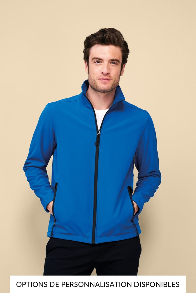 VESTE HOMME ZIPPÉE SOFTSHELL RACE MEN