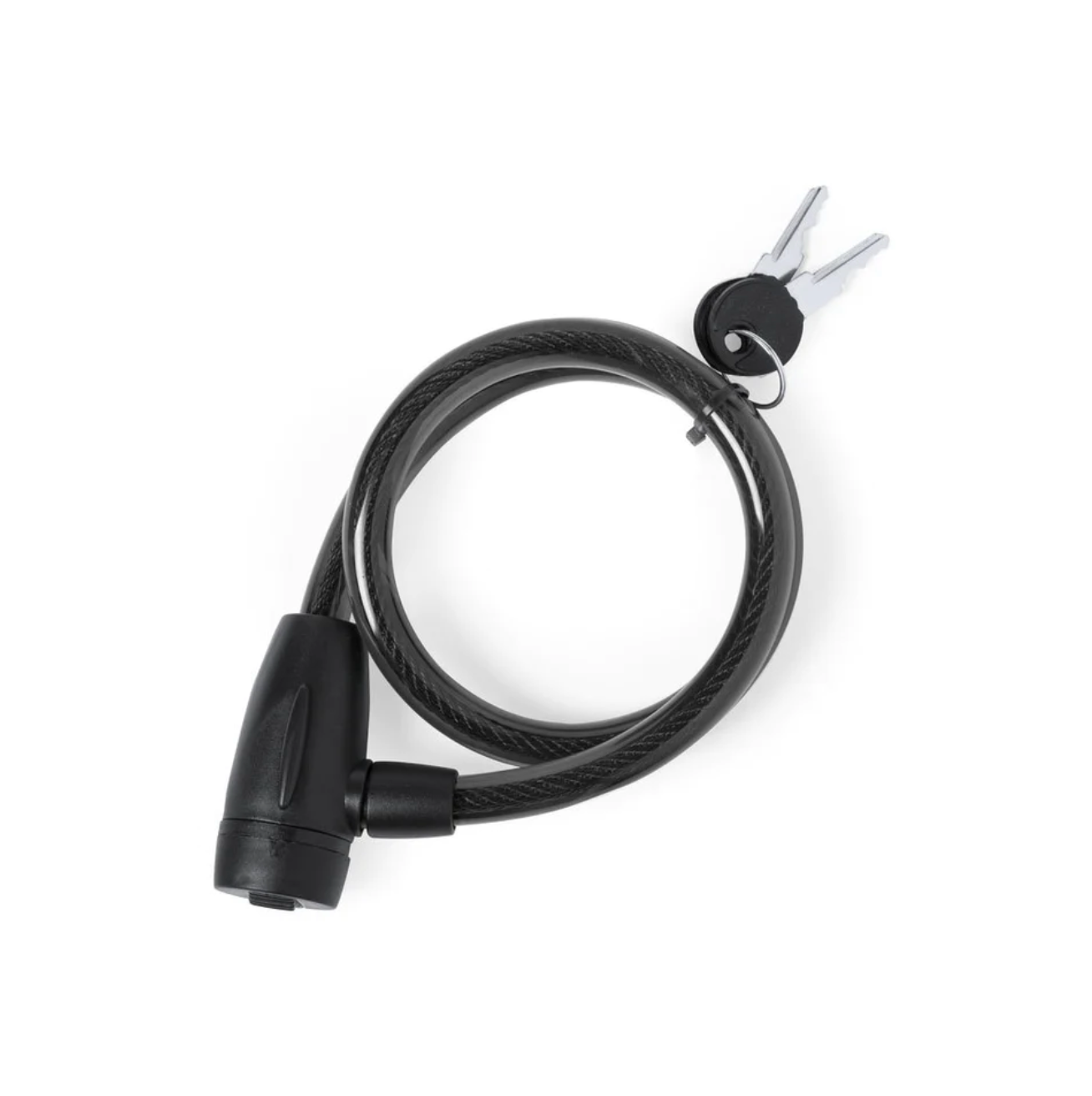 Cadenas en métal résistant avec couvercle en PVC noir