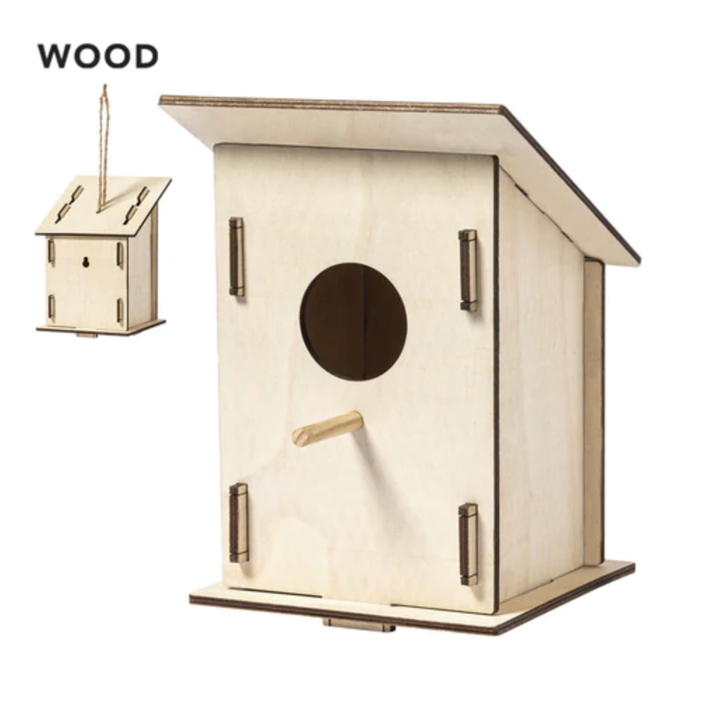 Nichoir d’origine en bois de 4mm d’épaisseur.
