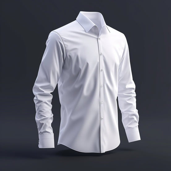 Chemise de travail blanche, personnalisable à destination des entreprises