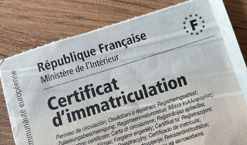 carte grise française
