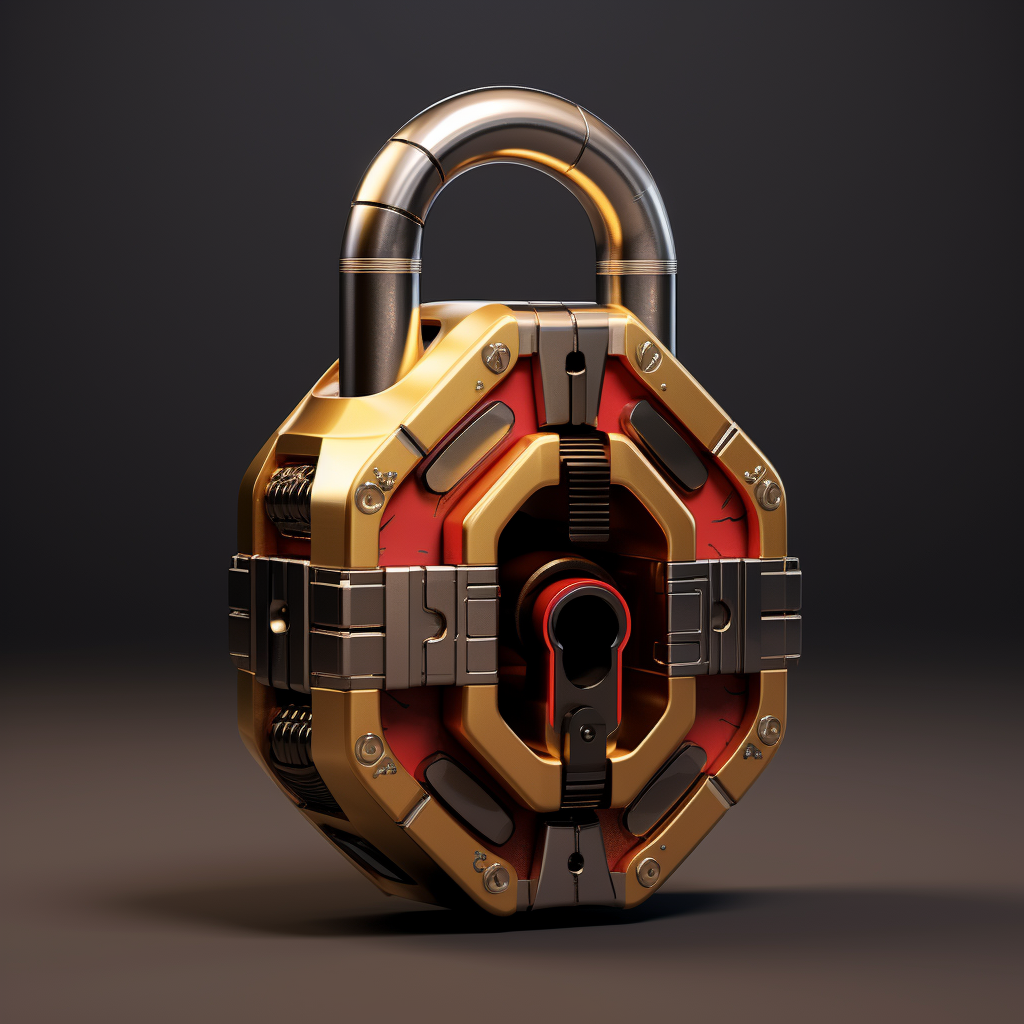 Magnifique cadenas personnalisable translaser couleurs rouge et or