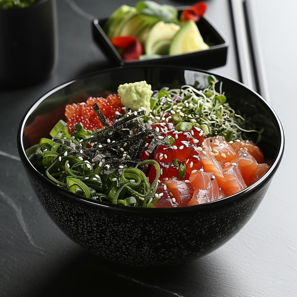 Bol personnalisable trans laser contenant une salade bien fournie