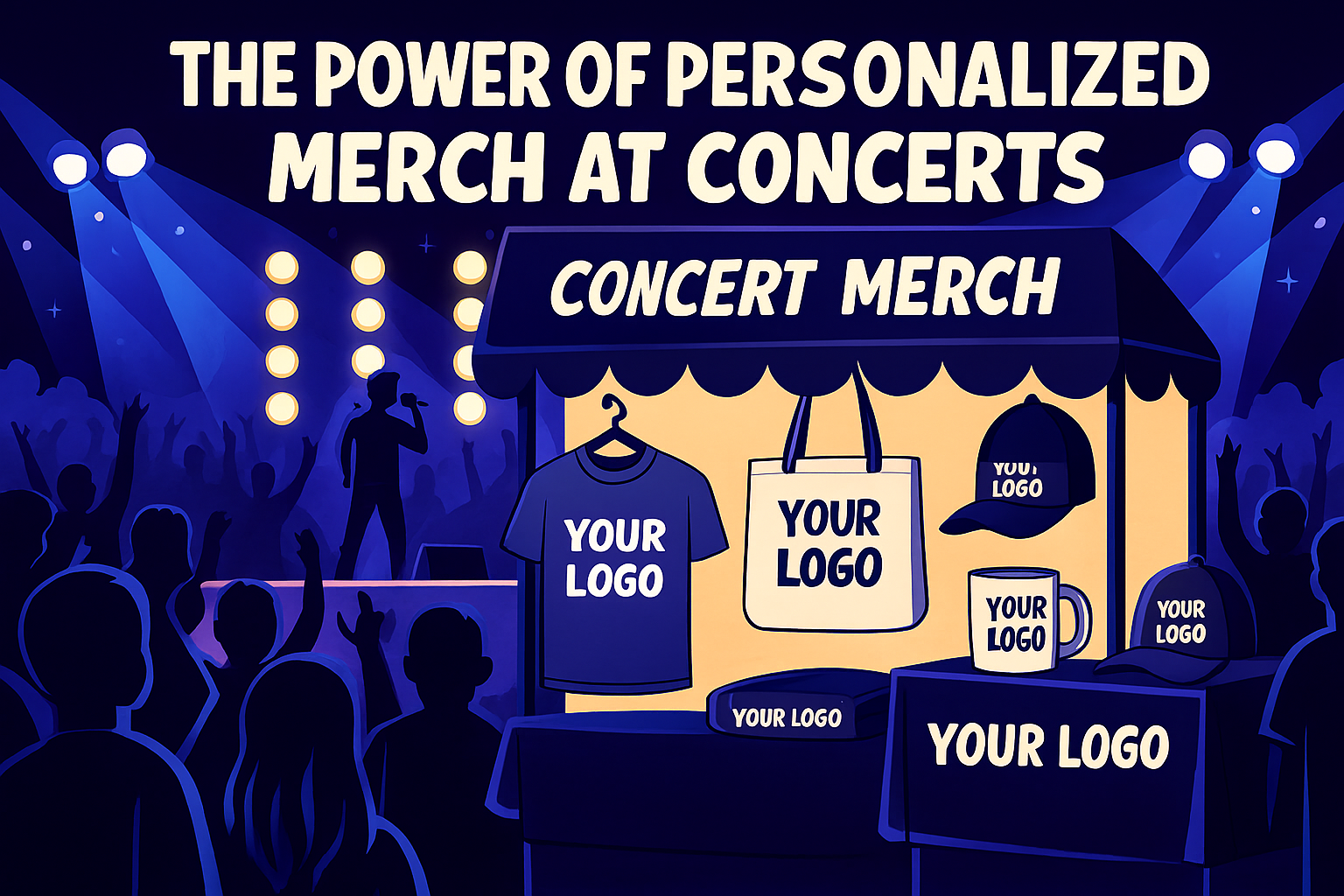 boutique produit derivés avec t-shirts, mugs, casquettes, tote bag avec logos