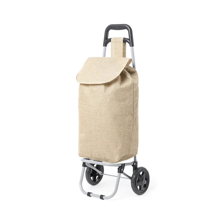 Caddie de course en jute beige