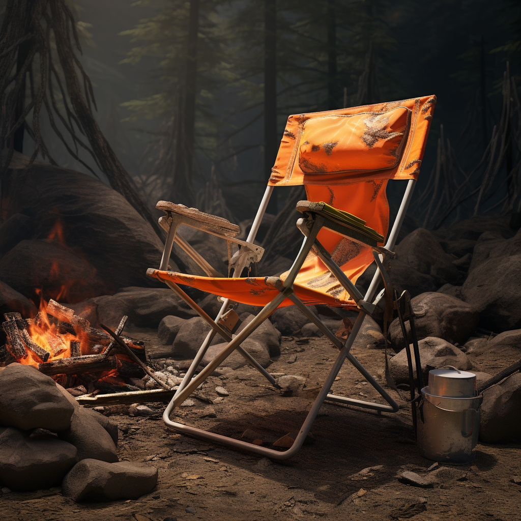 chaise de camping personnalisable translaser