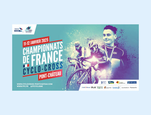 banniere promotionnelle du championnat de france de cyclo cross